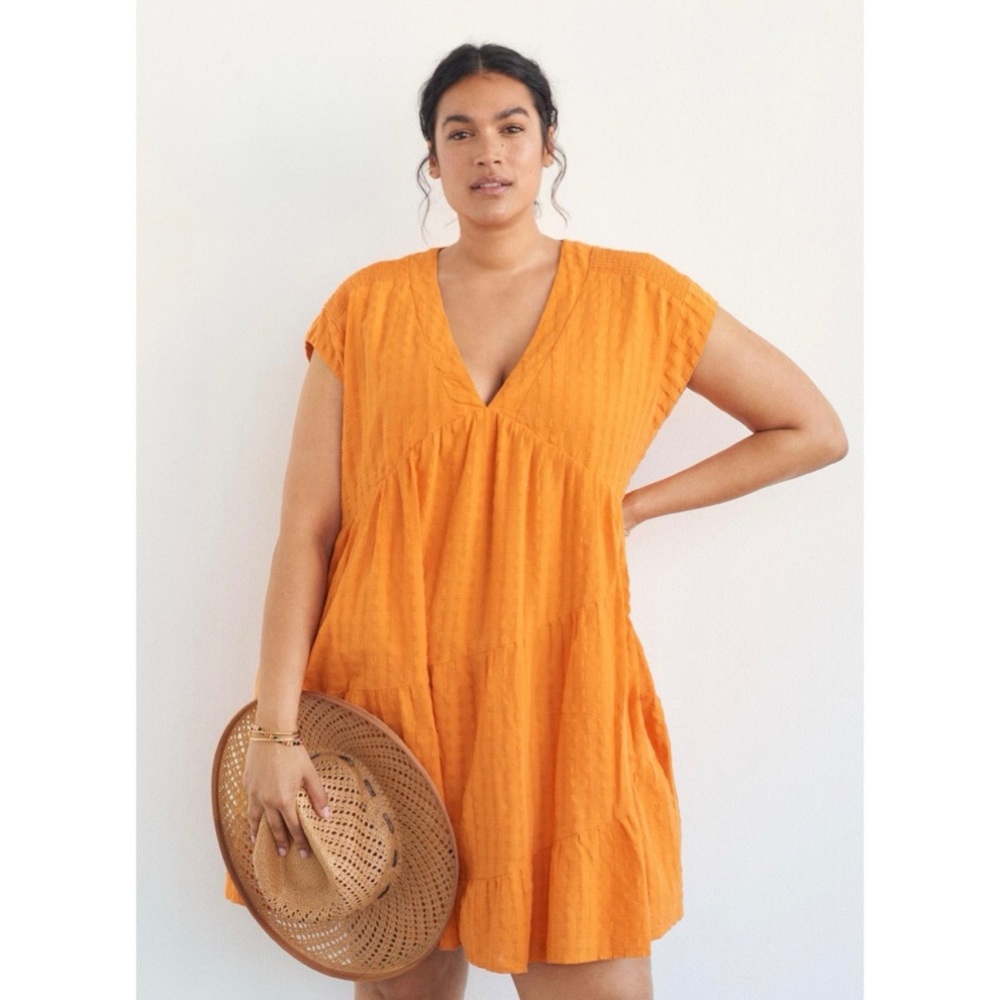 Anthropologie Maeve Juliet Tiered Tunic Dress